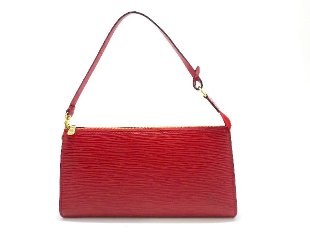 LOUIS VUITTON Bag Pochette Accessoires Pouch Clutch handle Epi